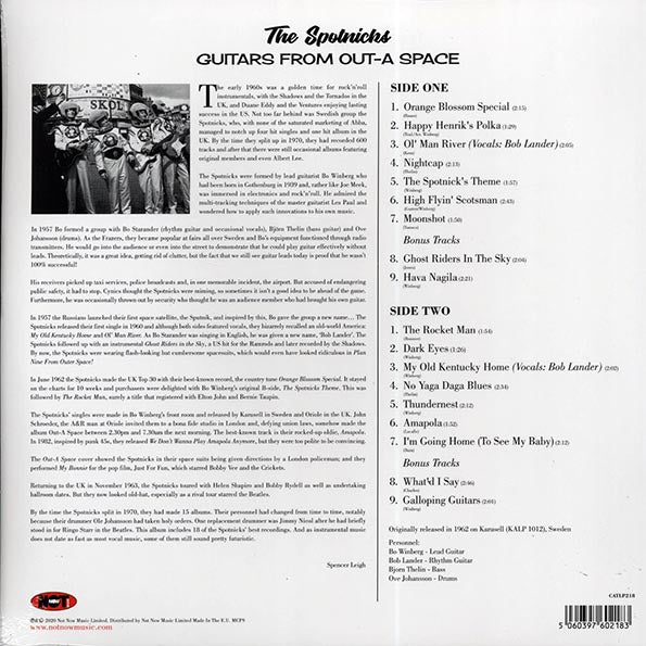 The Spotnicks - Guitars From Out-A Space (180g)