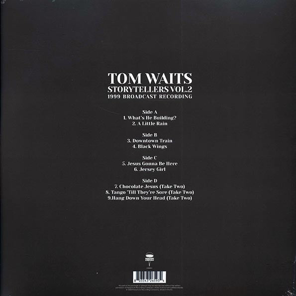 Tom Waits - Storytellers Volume 2: 1999 Broadcast Recording (ltd. ed.) (2xLP)