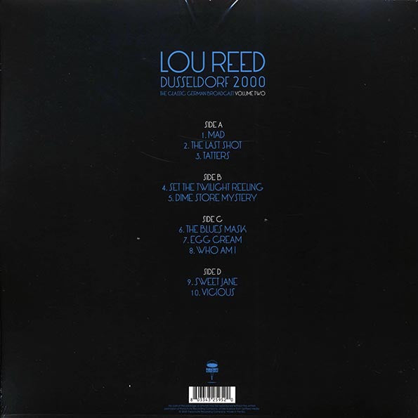Lou Reed - Dusseldorf 2000 Volume 2: The Classic German Broadcast (2xLP)