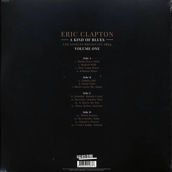 Eric Clapton - A Kind Of Blues Volume 1: Los Angeles Broadcast 1994 (2xLP)