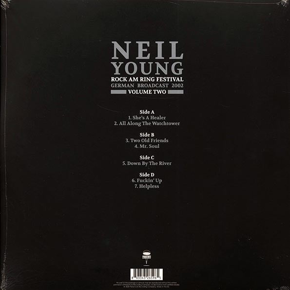 Neil Young - Rock Am Ring Festival Volume 2: German Broadcast 2002 (2xLP)