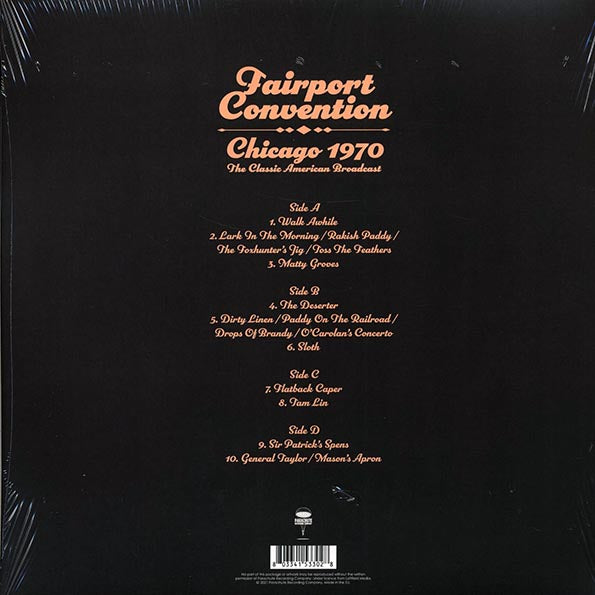 Fairport Convention - Chicago 1970: The Classic American Broadcast (2xLP)