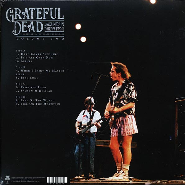 Grateful Dead - Mountain View 1994 Volume 2: Shoreline Amphitheatre Broadcast (2xLP)