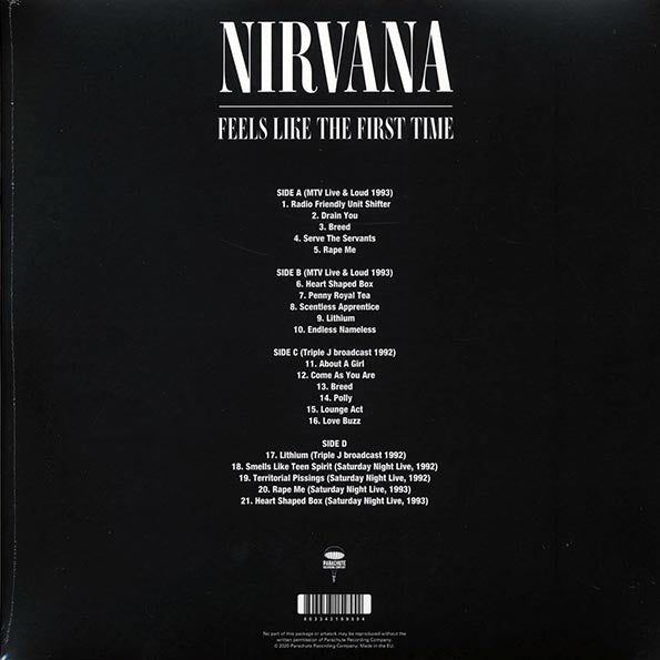 Nirvana - Feels Like The First Time (2xLP)