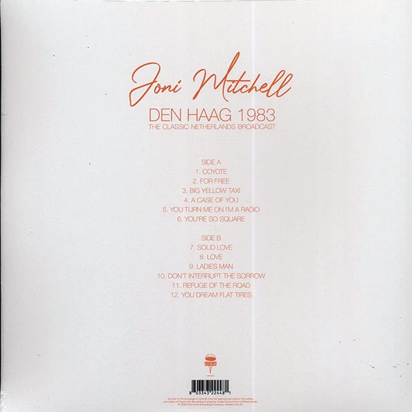 Joni Mitchell - Den Haag 1983: The Classic Netherlands Broadcast