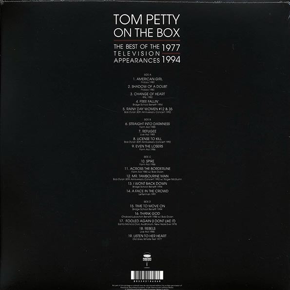 Tom Petty - On The Box: The Best Of The Television Appearances 1977-1994 (2xLP)
