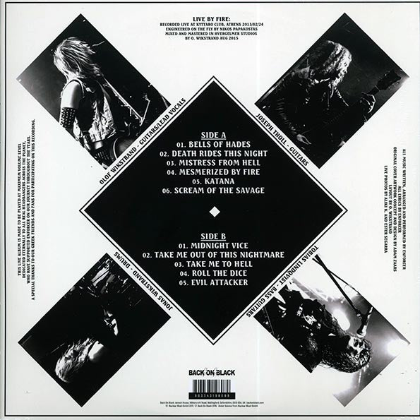 Enforcer - Live By Fire (ltd. ed.) (splatter vinyl)
