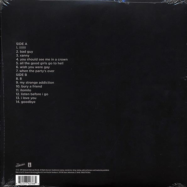 Billie Eilish - When We All Fall Asleep, Where Do We Go? (180g)