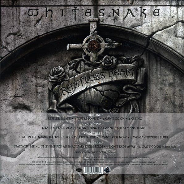 Whitesnake - Restless Heart (25th Anniv. Ed.) (ltd. ed.) (2xLP) (180g) (remastered) (silver vinyl)