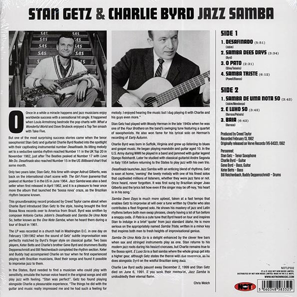 Stan Getz, Charlie Byrd - Jazz Samba (180g)