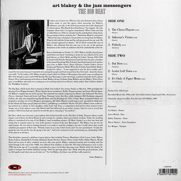 Art Blakey & The Jazz Messengers - The Big Beat (180g)
