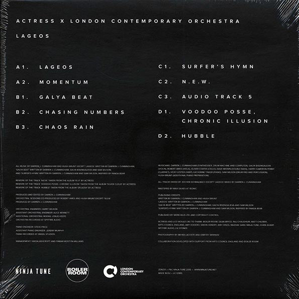 Actress X London Contemporary Orchestra - Lageos (2xLP) (incl. mp3)
