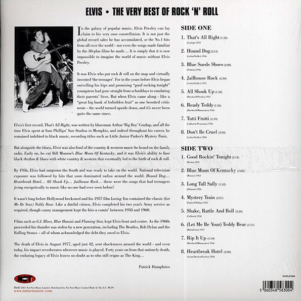 Elvis Presley - The Very Best Of Rock 'N' Roll (180g) (colored vinyl)