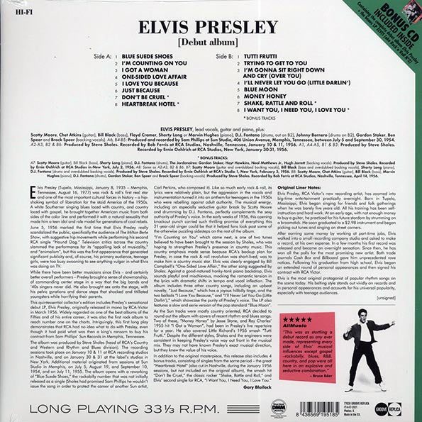 Elvis Presley - Elvis Presley (+4 bonus tracks) (ltd. ed.) (180g) (incl. CD)