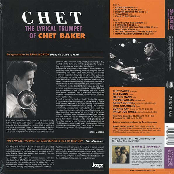 Chet Baker - The Lyrical Trumpet Of Chet Baker (+2 bonus tracks) (ltd. ed.) (180g) (orange vinyl)