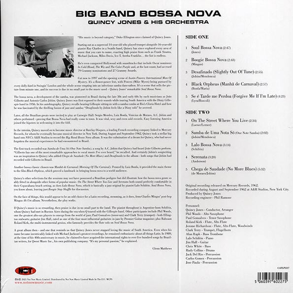 Quincy Jones & His Orchestra - Big Band Bossa Nova (180g)
