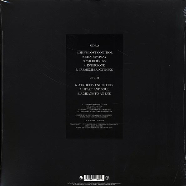 Peter Hook & The Light - Unknown Pleasures Tour 2012 Volume 2: Live In Leeds, The Cockpit, 29/11/12 (RSD 2017) (ltd. ed.) (grey vinyl)