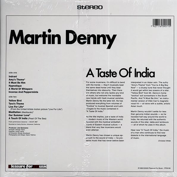 Martin Denny - A Taste Of India