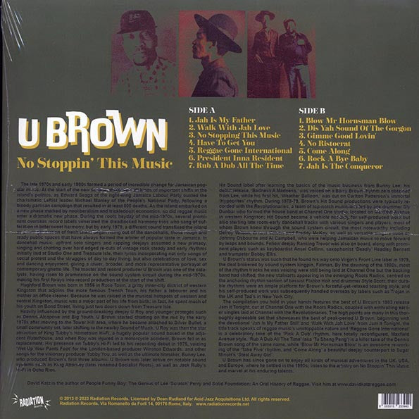 U Brown - No Stoppin' This Music