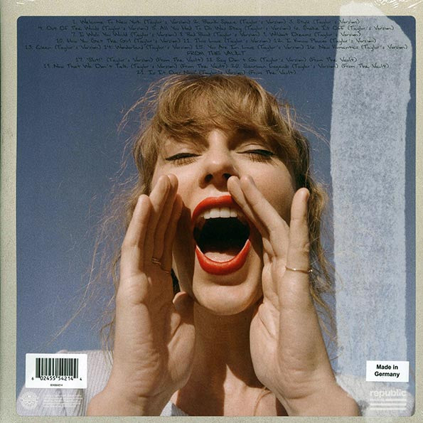 Taylor Swift - 1989 (Taylor's Version) (Crystal Skies Blue Vinyl Edition) (2xLP) (crystal skies blue vinyl)