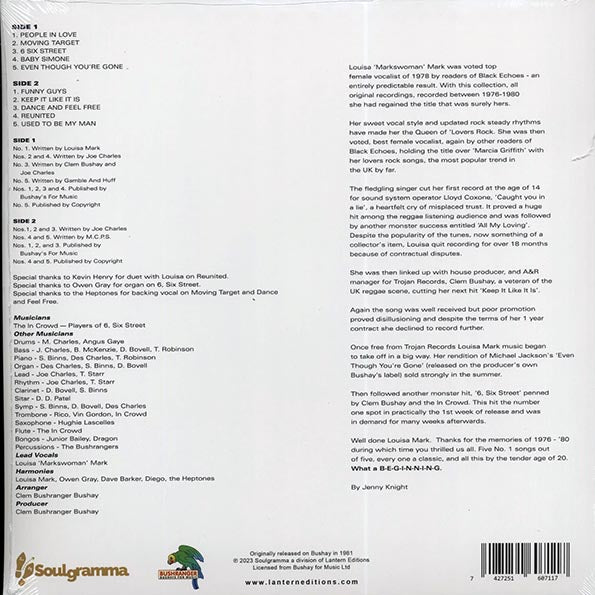Louisa Markswoman Mark - Breakout (RSD 2023) (ltd. ed.) (clear vinyl)