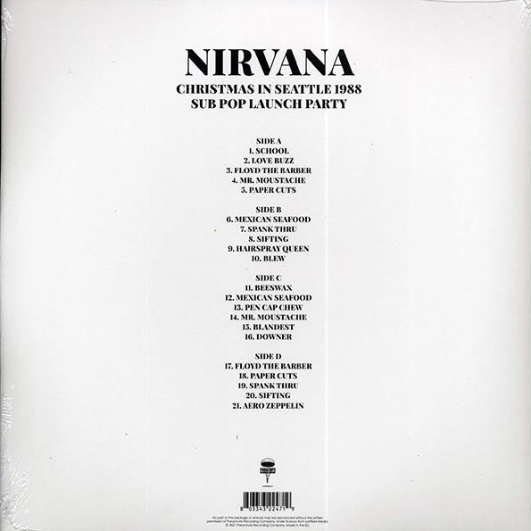 Nirvana - Christmas In Seattle 1988: Sub Pop Launch Party (2xLP)