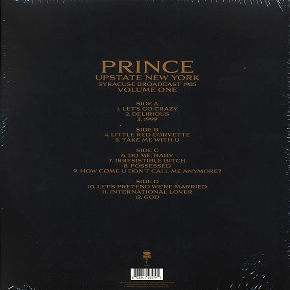 Prince - Upstate New York Volume 1: Syracuse Broadcast 1985 (2xLP)
