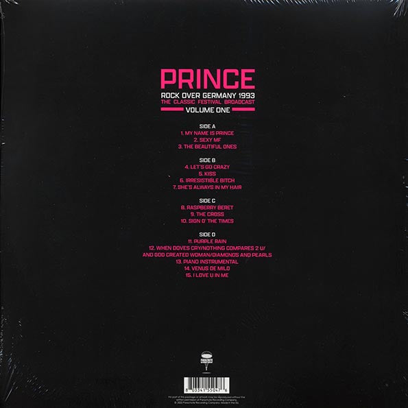 Prince - Rock Over Germany 1993 Volume 1: The Classic Festival Broadcast (2xLP)