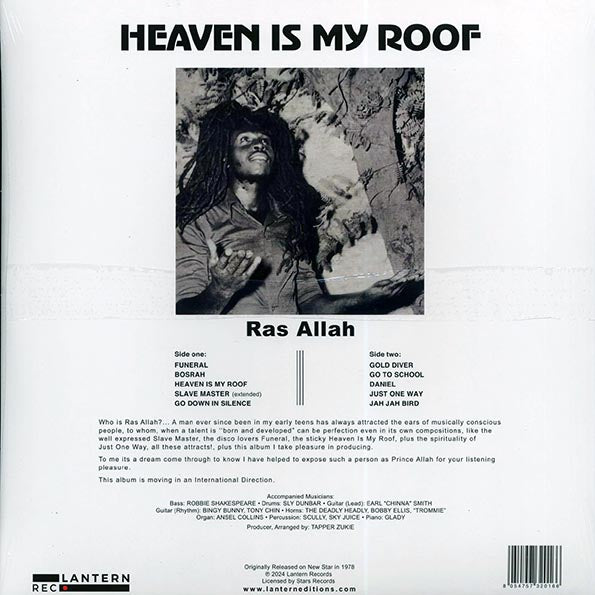 Ras Allah - Heaven Is My Roof (RSD 2024) (ltd. ed.)