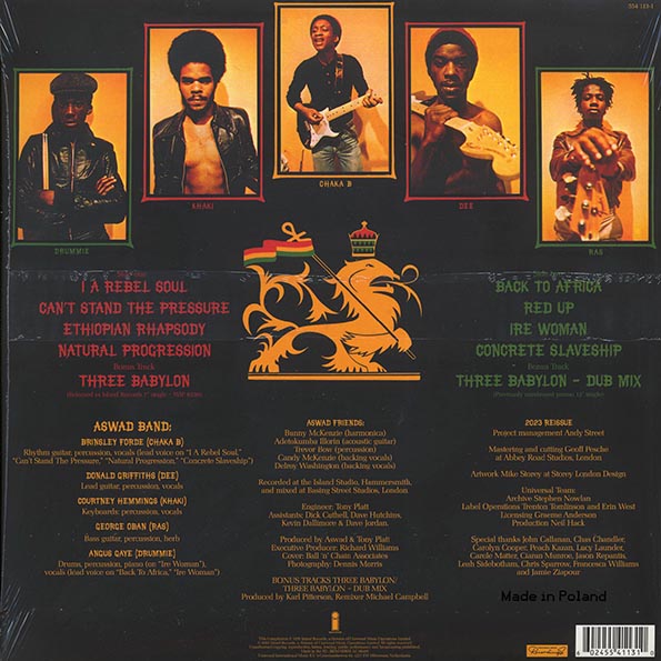 Aswad - Aswad (+2 bonus tracks) (ltd. ed.) (180g)