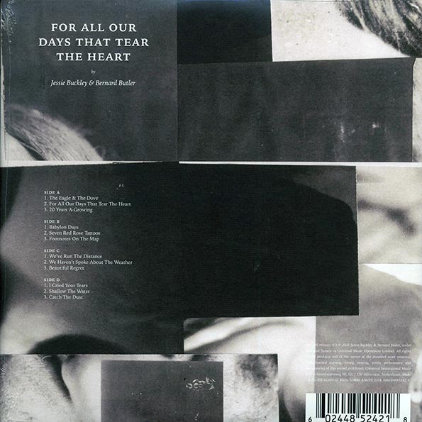 Jessie Buckley & Bernard Butler - For All Our Days That Tear The Heart (ltd. ed.) (2xLP) (clear vinyl)