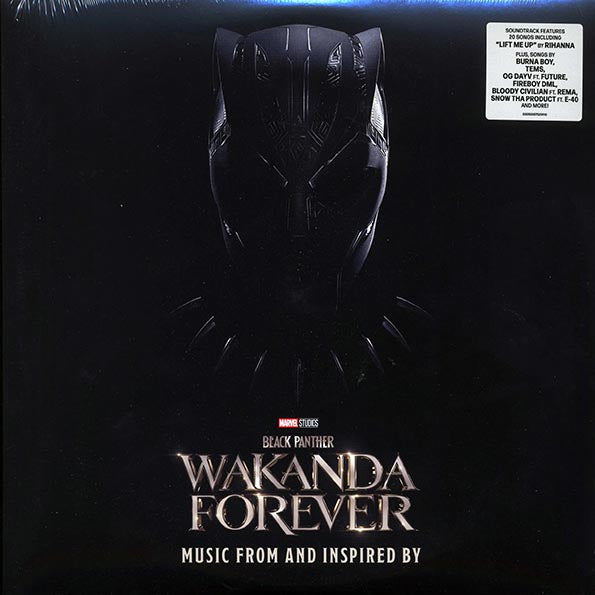 Rihanna, Burna Boy, Tems, Future, Etc. - Music From And Inspired By Black Panther: Wakanda Forever (2xLP) (black ice vinyl)