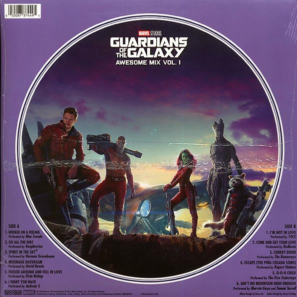 David Bowie, The Raspberries, The Runaways, Elvin Bishop, Blue Swede, Etc. - Guardians Of The Galaxy Awesome Mix Volume 1 (die-cut jacket) (picture disc)