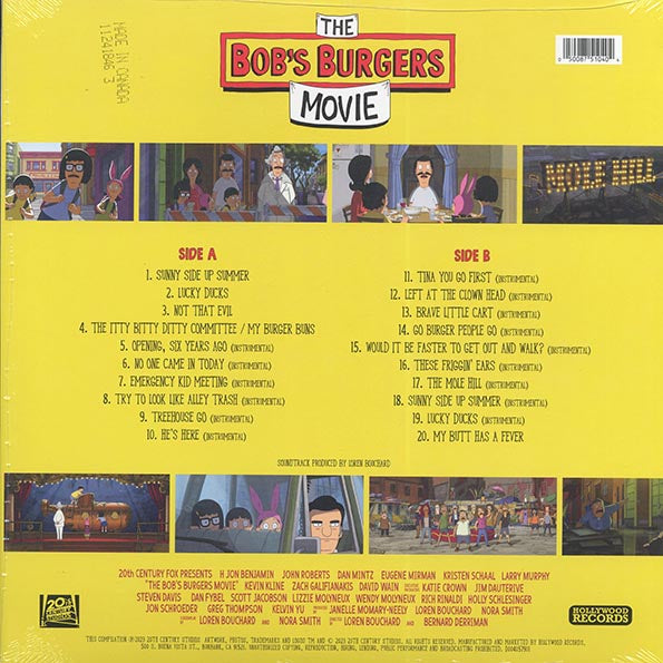 Bob's Burgers - The Bob's Burgers Movie (yellow vinyl)