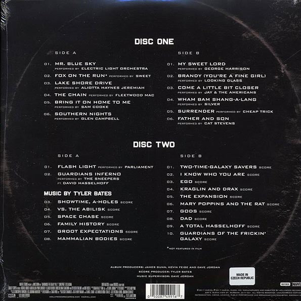 Electric Light Orchestra, Cheap Trick, Parliament, Fleetwood Mac, Etc. - Guardians Of The Galaxy Volume 2: Deluxe Edition (ltd. ed.) (2xLP) (orange vinyl)