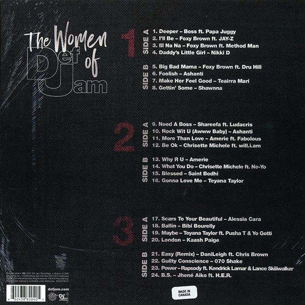 Ashanti, Foxy Brown, Nikki D, Chrisette Michele, Etc. - The Women Of Def Jam (3xLP) (box set)