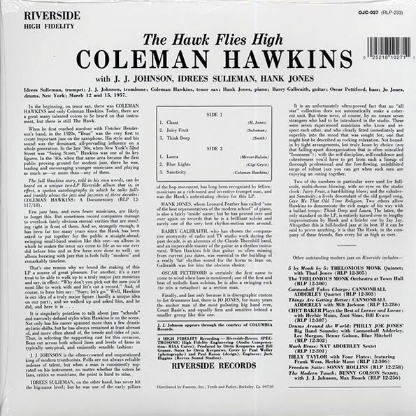 Coleman Hawkins - The Hawk Flies High