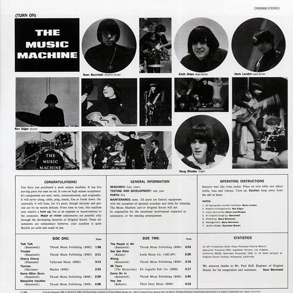 The Music Machine - Turn On The Music Machine (stereo) (180g)