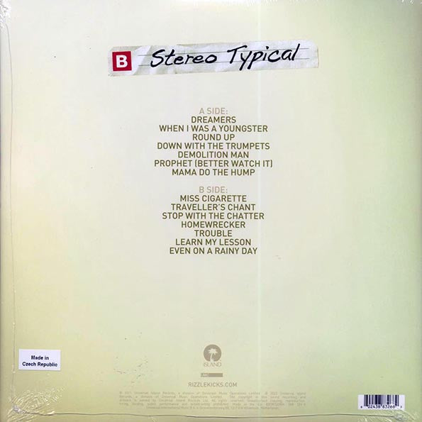Rizzle Kicks - Stereo Typical (RSD 2022) (ltd. ed.) (green vinyl)