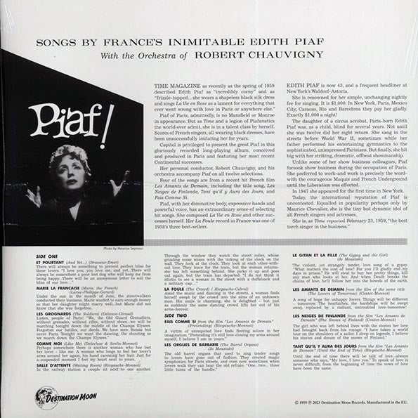 Edith Piaf - Piaf! (ltd. 500 copies made) (clear vinyl)