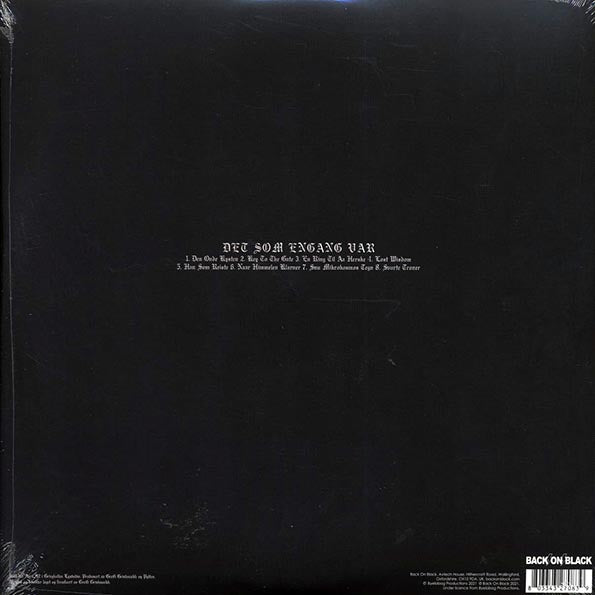 Burzum - Det Som Engang Var (ltd. ed.) (picture disc)