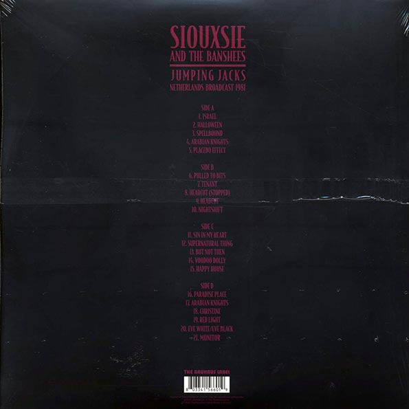 Siouxsie & The Banshees - Jumping Jacks: Netherlands Broadcast 1981 (ltd. ed.) (2xLP) (clear vinyl)