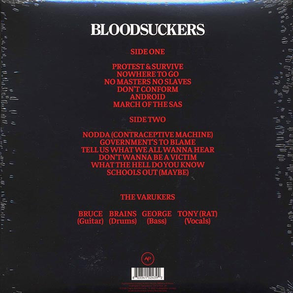 The Varukers - Bloodsuckers (ltd. ed.) (clear vinyl)