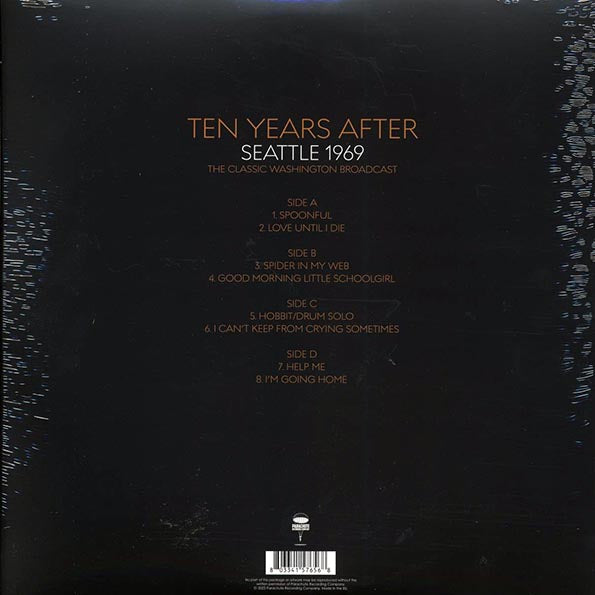 Ten Years After - Seattle 1969: The Classic Washington Broadcast (2xLP)