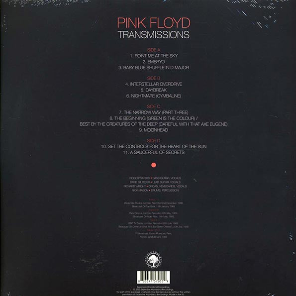 Pink Floyd - Transmissions (ltd. ed.) (2xLP) (clear vinyl)
