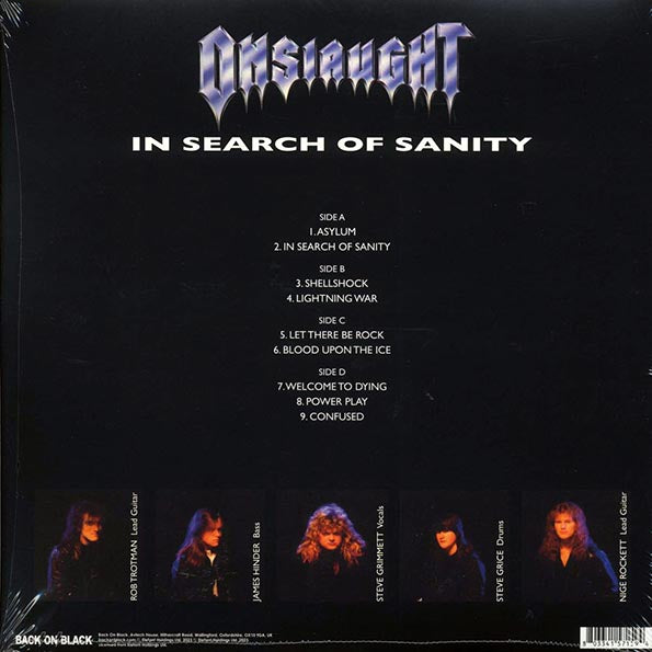 Onslaught - In Search Of Sanity (ltd. ed.) (2xLP) (grey/black splatter vinyl)