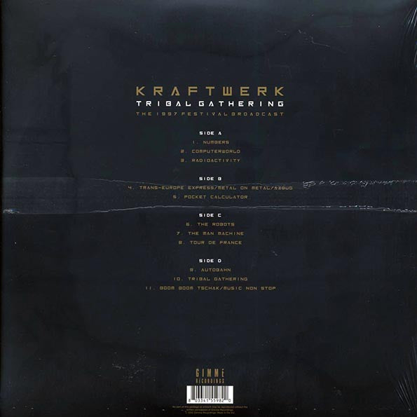 Kraftwerk - Tribal Gathering: The 1997 Festival Broadcast (2xLP)