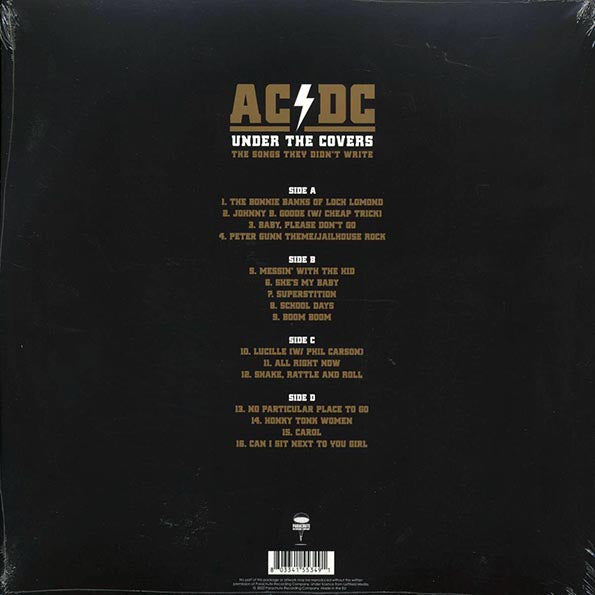 AC/DC - Under The Covers: The Songs They Didn't Write (ltd. ed.) (2xLP) (clear vinyl)