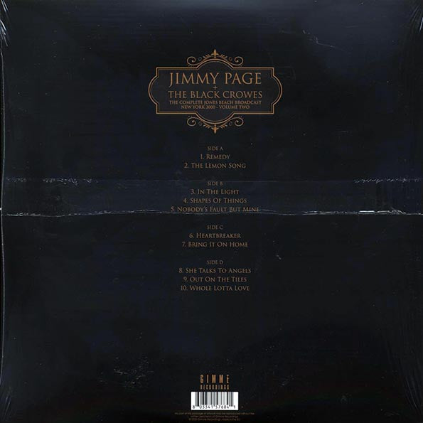 Jimmy Page, The Black Crowes - New York 2000 Volume 2: The Complete Jones Beach Broadcast (2xLP)