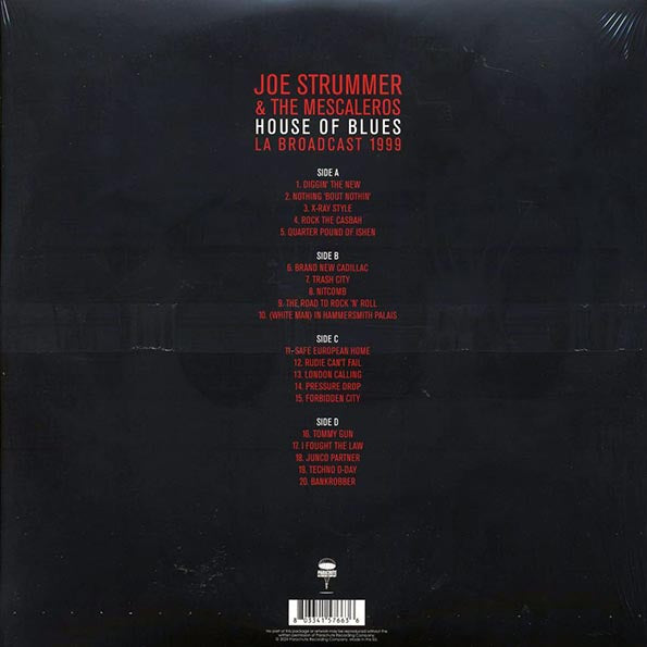 Joe Strummer & The Mescaleros - House Of Blues LA Broadcast 1999 (2xLP)